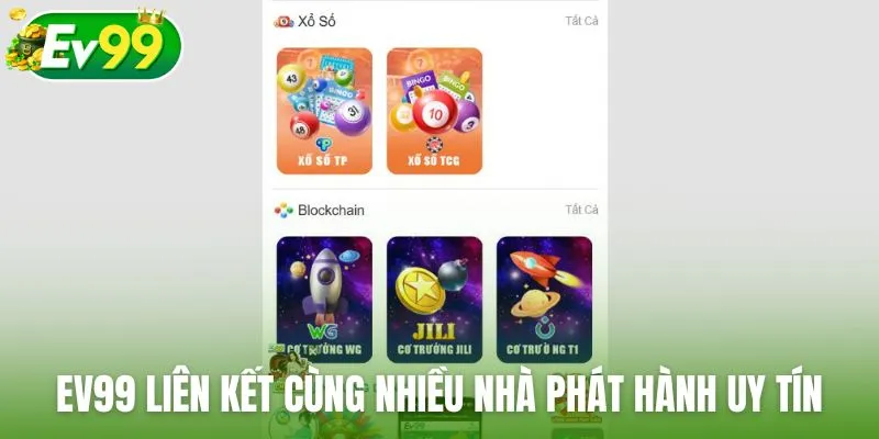Ev99 liên kết cùng nhiều nhà phát hành lô đề xổ số uy tín